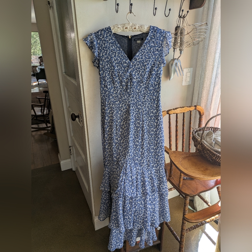 Tommy Hilfiger Blue Floral Maxi Dress